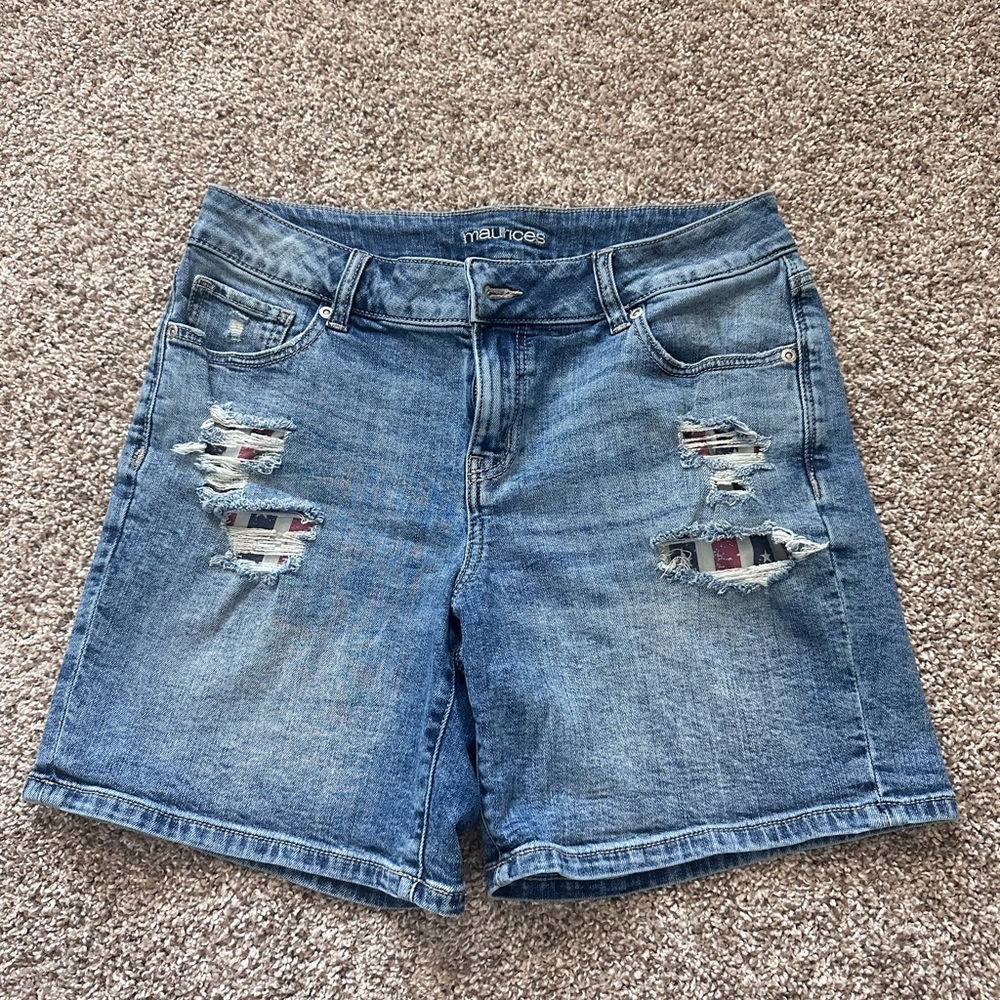 Maurice’s American Flag Pocket Detail Shorts